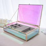 Moosy Life Aurora Borealis Jewelry Box (Include velvet tray)