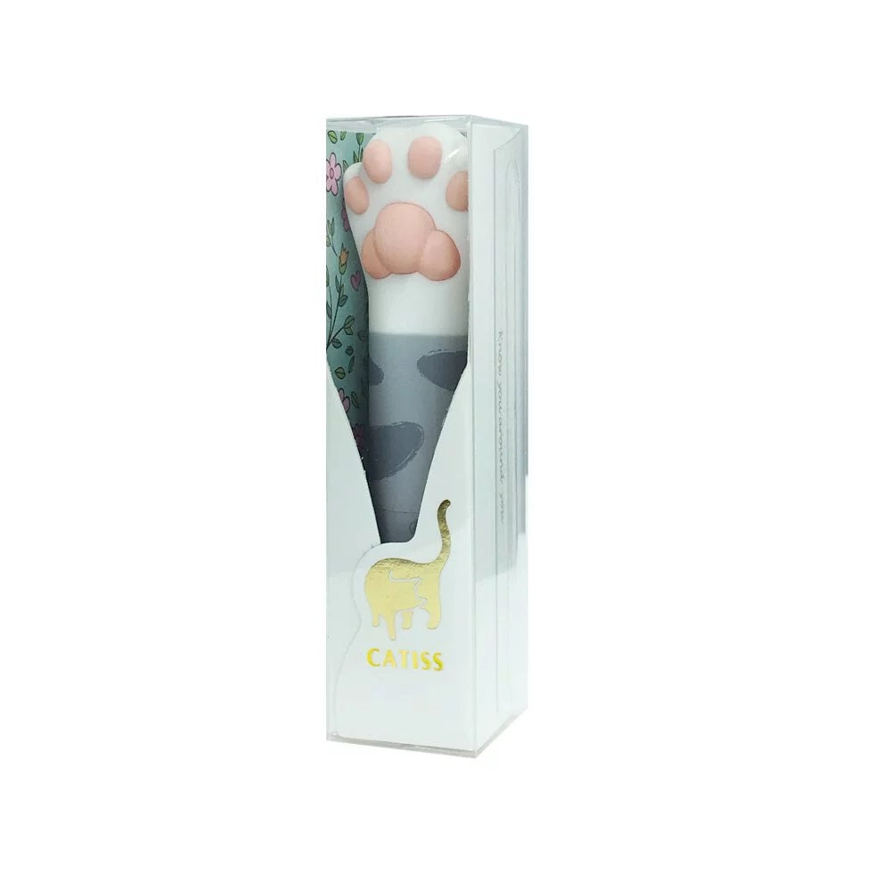 Catiss Grey Cat Paw Design Lip Balm - Original Pure Hydration