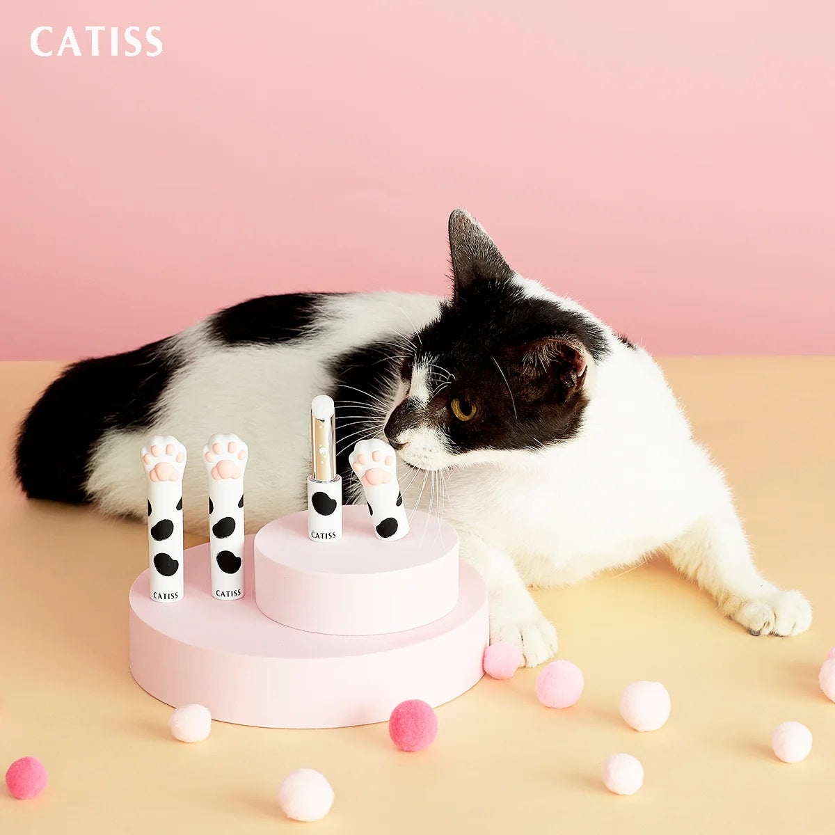 Catiss Tuxedo Cat Lip Balm - Original Pure Hydration