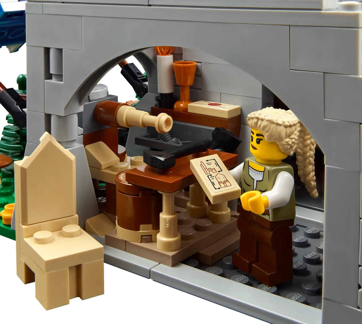 Lego Medieval Town Square