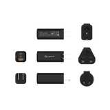 ADAM elements OMNIA X6i PD / QC 66W Compact Wall Charger with Travel Adaptors