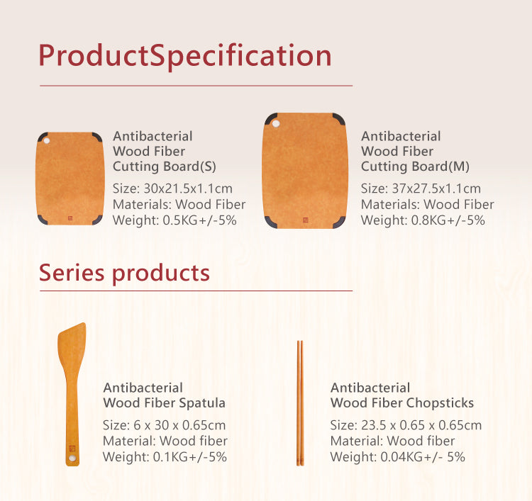 JIA - Antibacterial Wood Fiber Spatula