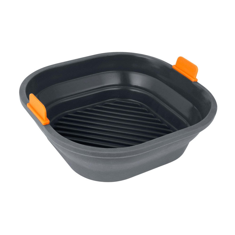 Bakemaster Silicon Collapsible Square Air Fryer Insert 21 X 21 X 6.5CM