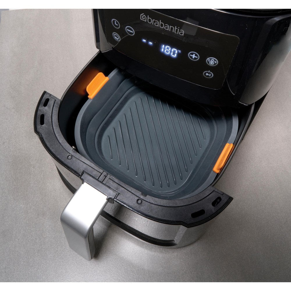 Bakemaster Silicon Collapsible Square Air Fryer Insert 21 X 21 X 6.5CM