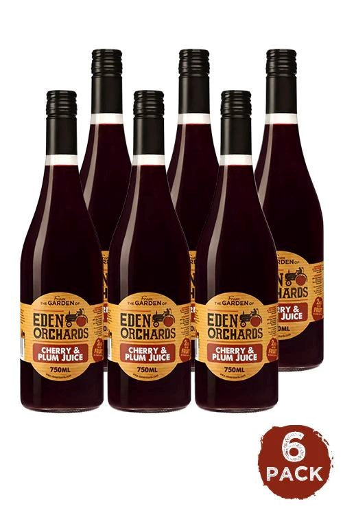 Eden Orchards Cherry Plum Mix Juice 750ml x 6 Pack