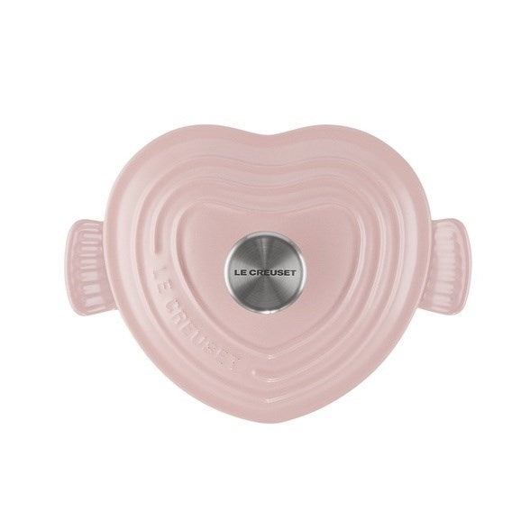 Le Creuset Heart Shaped Casserole 20cm/1.9L - Shell Pink