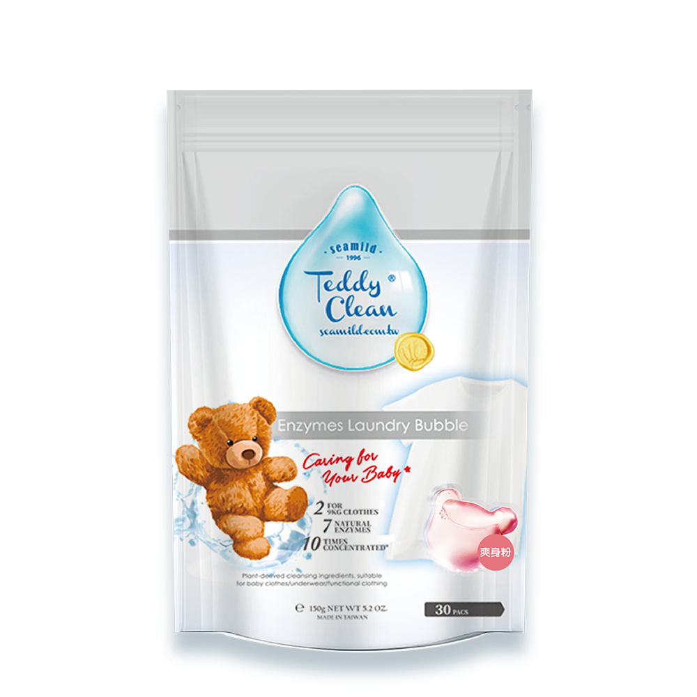 Sea Mild Teddy Clean Laundry Pods (5g x 30 pcs) Late Apr Preorder