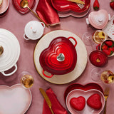 Le Creuset Heart Shaped Casserole 20cm/1.9L - Cerise