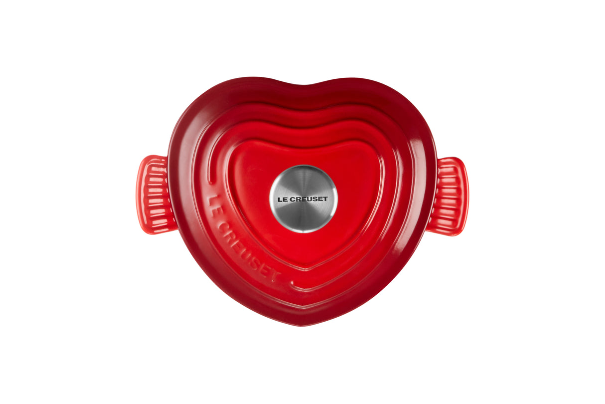 Le Creuset Heart Shaped Casserole 20cm/1.9L - Cerise