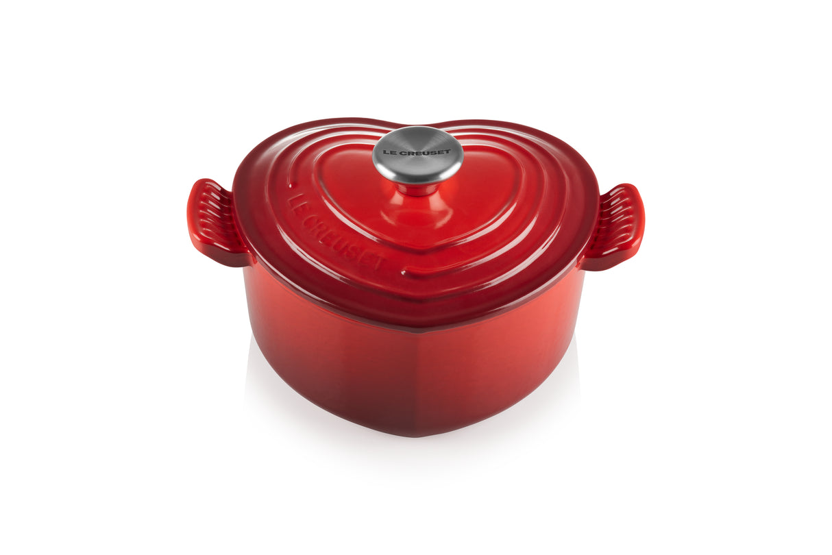 Le Creuset 心形砂锅 20 厘米/1.9 升 - 樱桃色