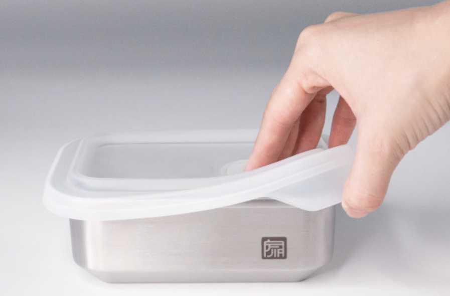 JIA - Silicon Lids for Microwave Safe Stainless Steel Food Container (Container not included)