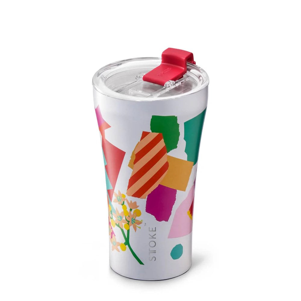 STTOKE Ceramic Reusable Cup 12oz (354ml) - Leah Summer