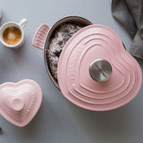 Le Creuset Heart Shaped Casserole 20cm/1.9L - Shell Pink