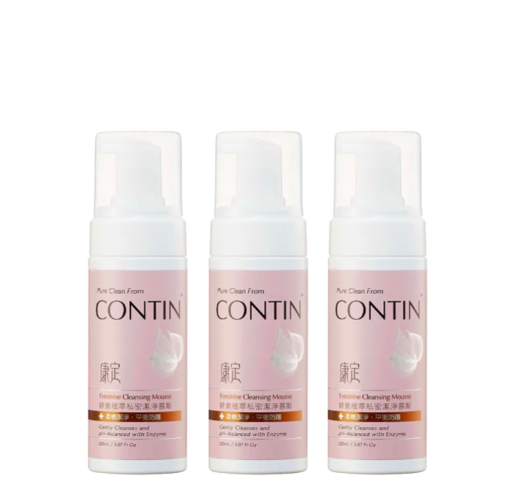 Contin Feminine Cleansing Mouse Bundle 康定酵素植萃私密潔淨慕斯 150ml x 4