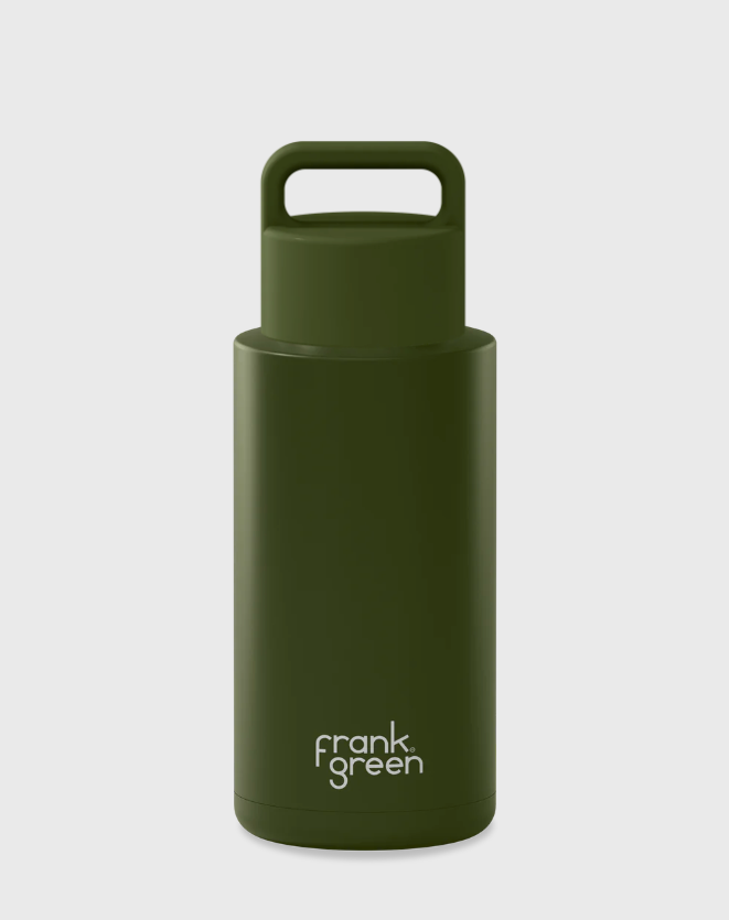 Frank Green Stainless Steel Ceramic Bottle with Grip Lid (1L)