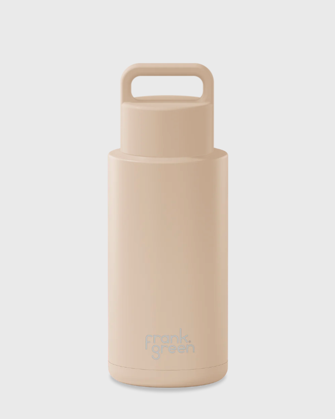 Frank Green Stainless Steel Ceramic Bottle with Grip Lid (1L)