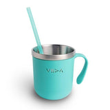 VIIDA - Joy rainbow Silicone Straw set