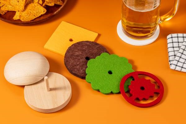 Carpenter Hamburger Coaster