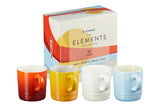 Le Creuset Stoneware Elements Set of 4 Mugs 350ml