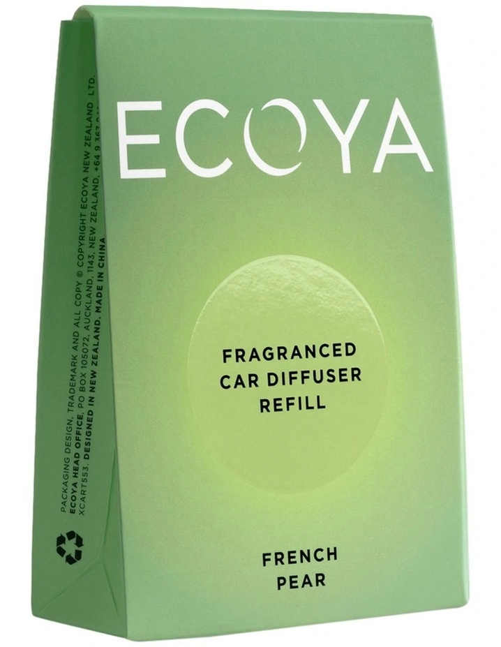 Ecoya - French Pear Car Diffuser Refill