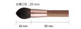 Lamsamyick Loose Powder Pressed Makeup Setting Brush (milk tea)