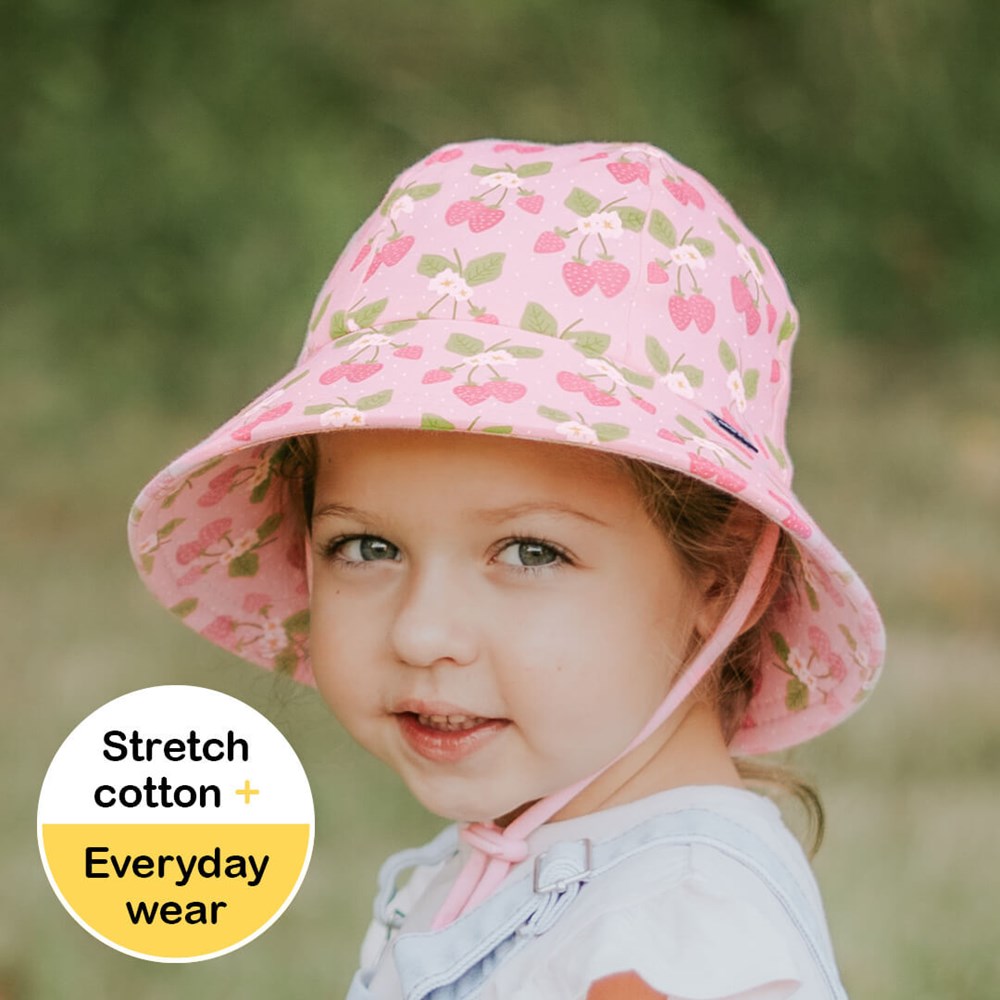 Bedhead Ponytail Bucket Sun Hat - Strawberry