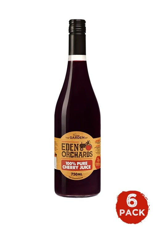 Eden Orchards Pure Cherry Juice 750ml x 6 Pack