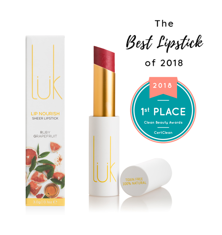 Lük beautifood Lip Nourish Ruby Grapefruit Natural Lipstick