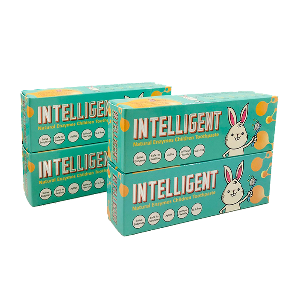 Intelligent - Natural Enzymes Toothpaste for Kid 40g x 4