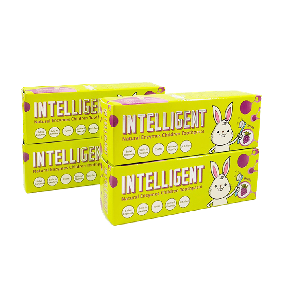 Intelligent - Natural Enzymes Toothpaste for Kid 40g x 4