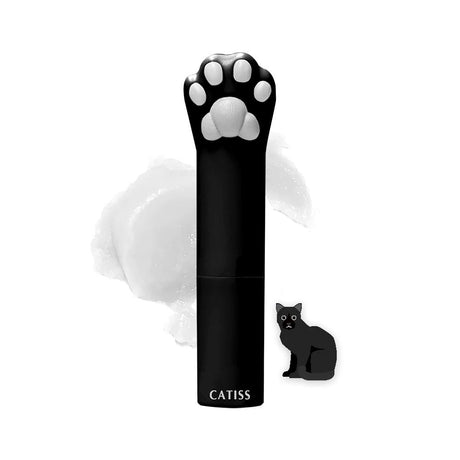 Catiss Black Cat Paw Design Lip Balm - Original Pure Hydration