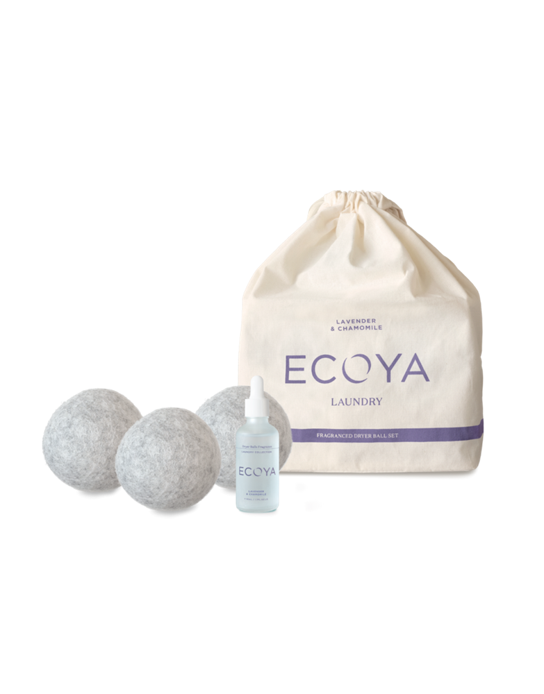 Ecoya Laundry Dry Ball Set - Lavender & Chamomile