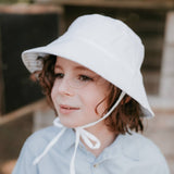 Bedhead Explorer' Kids Reversible Classic Bucket Hat - Finley / Blanc