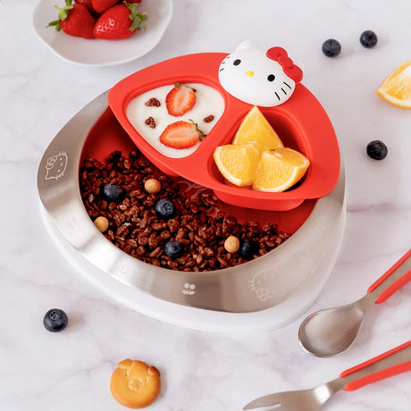 VIIDA - Souffle Stainless Steel Plate Hello Kitty Limited Ed.