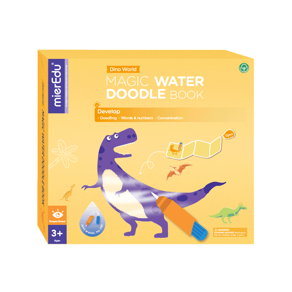 Mier Magic Water Doodle Book - Dino World