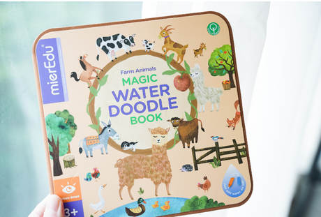 Mier Magic Water Doodle Book - Farm Animals