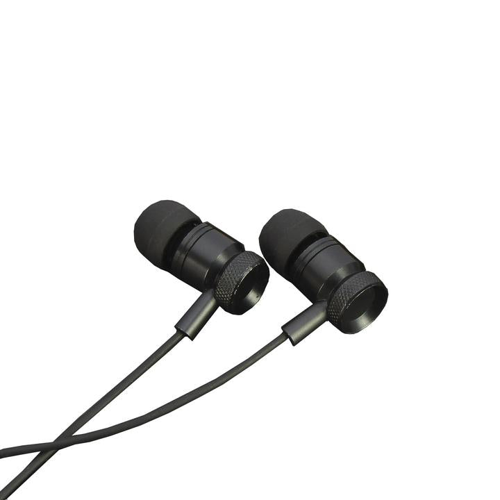 TechCenter - EARPHONE WITH MIC BLACK