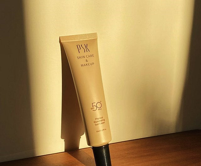 PSK - 物理亮白防晒霜 SPF50+（浅米色）35ml