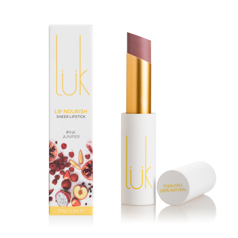 Lük beautifood Lip Nourish Pink Juniper Natural Lipstick