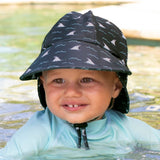 Bedhead 男孩海滩军团帽 UPF50+ “Jaws” 印花
