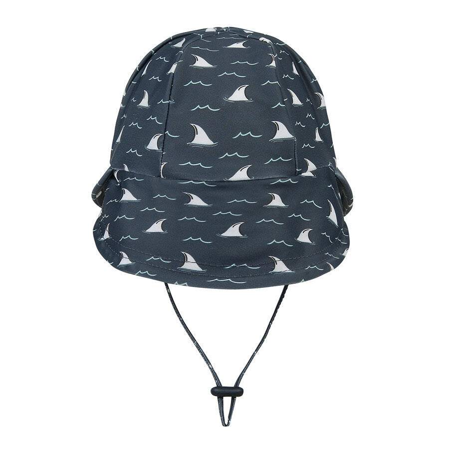 Bedhead 男孩海滩军团帽 UPF50+ “Jaws” 印花