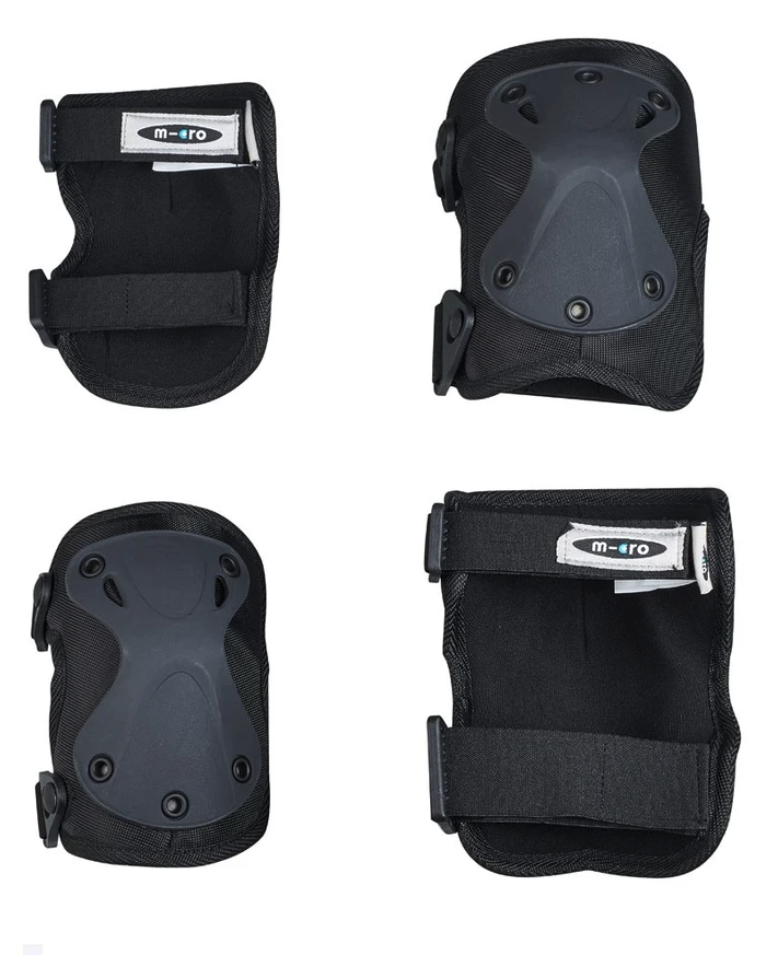 Micro Scooter Knee & Elbow Pads - Black (M)