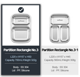 Cuitisan Partition Rectangle 700ml No.3