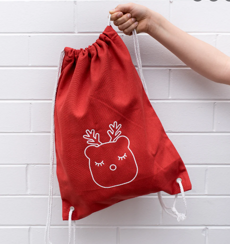 We Might Be Tiny Drawstring Bag - Tiny Prancer  (limited edition)