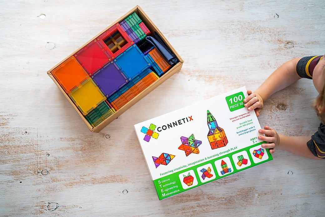 Connetix Tiles 100 Piece Set, Buy Instore/Online