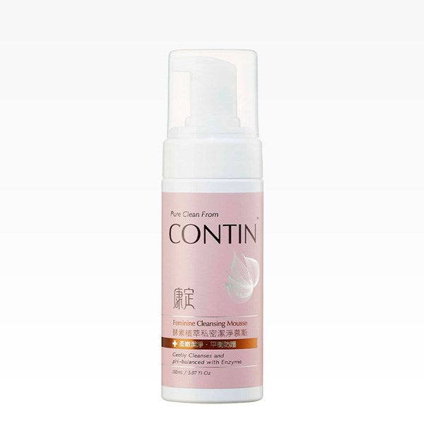 Contin 女性清洁鼠标 康定酵素植萃私密洁净慕斯 150ml