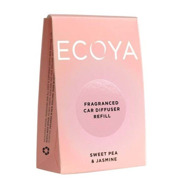 Ecoya - 甜豌豆和茉莉花汽车扩香器补充装