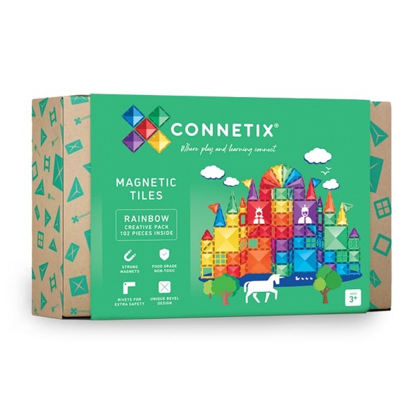 Connetix 彩虹創意包 102 件