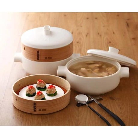 Jia - Classic Steamer Pot 24cm Set w basket