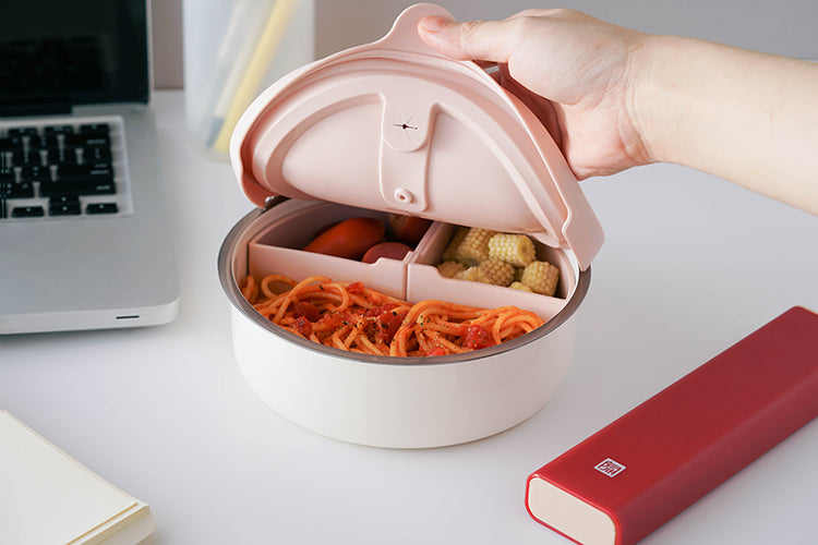 Jia - Enamel on Stainless Steel Microwave Safe Bento box